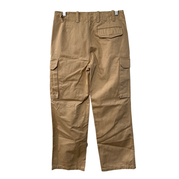 Nilli Lotan 4 Yannic Cargo Pant $450 High Rise Wide Leg Cropped Tan Desert Sand - Picture 4 of 11
